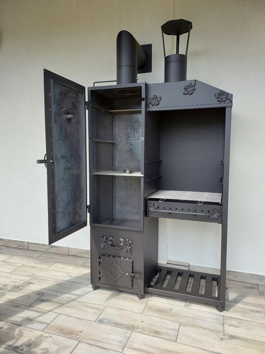 Wędzarnia Grill Smoker Wędzok Blacha 4 mm Solidna od Kowala BBQ