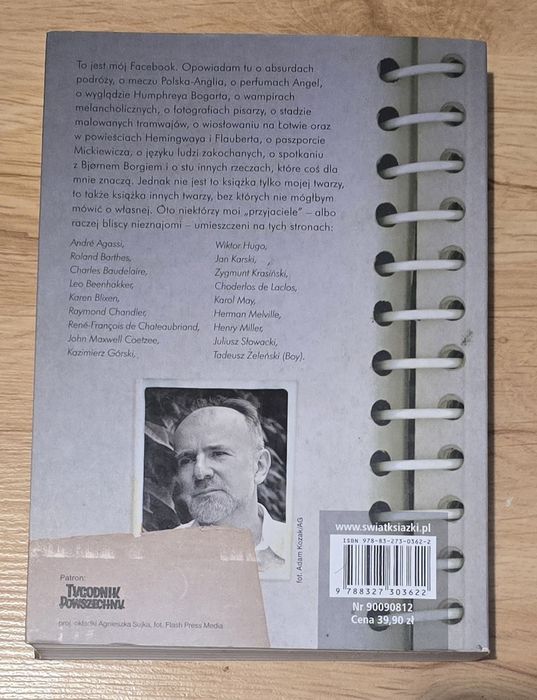 Książka twarzy M.Bieńczyk Laureat NikePROMO *