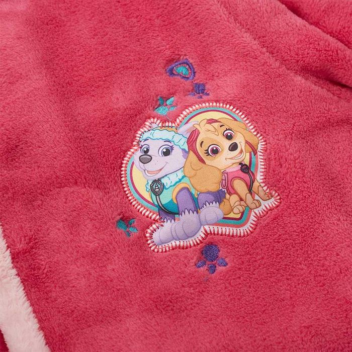 Ciepły różowy szlafrok dziecięcy Psi Patrol 98 - 104 cm