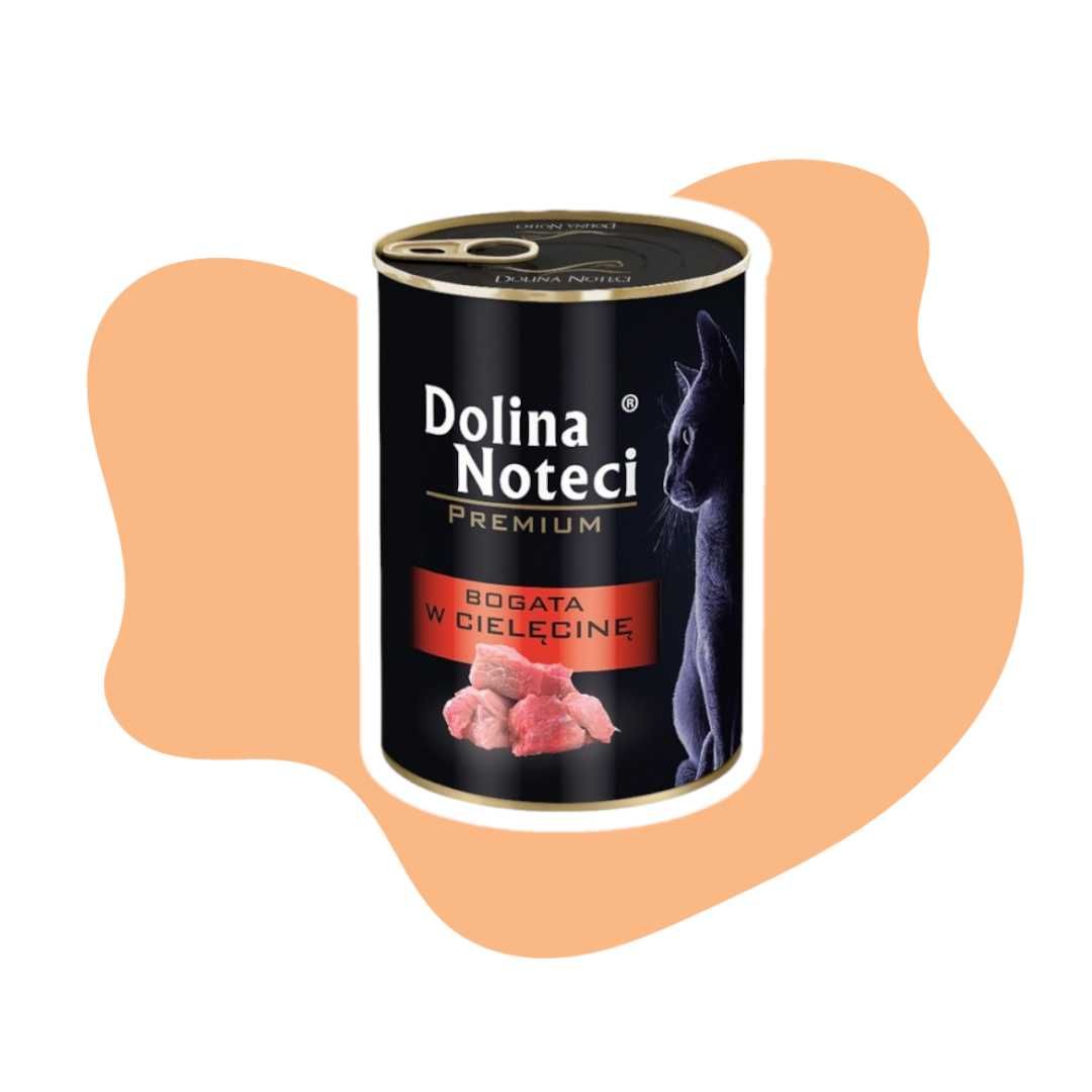 Dolina Noteci Premium Bogata w cielęcinę 6x400g Karma mokra dla kota