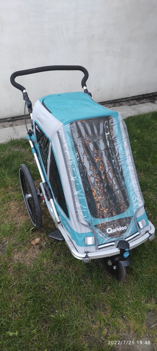 Qeridoo SpeedKid 1 przyczepka rowerowa riksza
