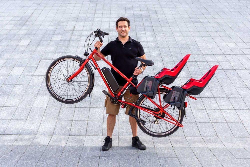 Rower Rodzinny 1.0 kargo bike Cargo przyczepka do przewozu dzieci