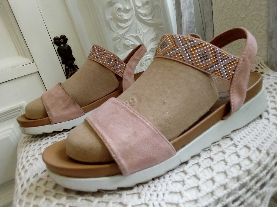 GRATIS sandały damskie 39 buty letnie comfort step klapki