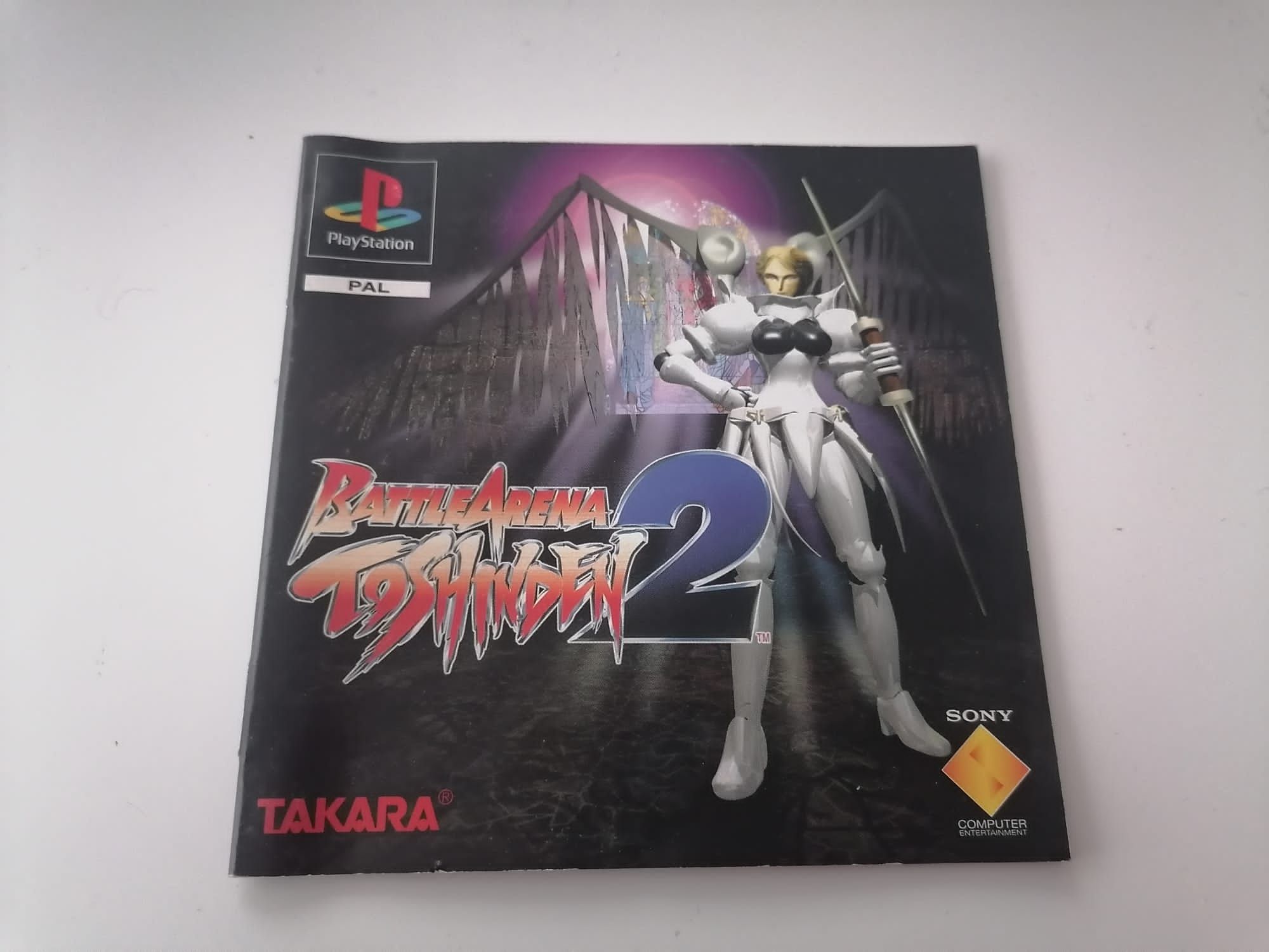 Battle Arena Toshinden 2 książeczka PlayStation 1 PSX