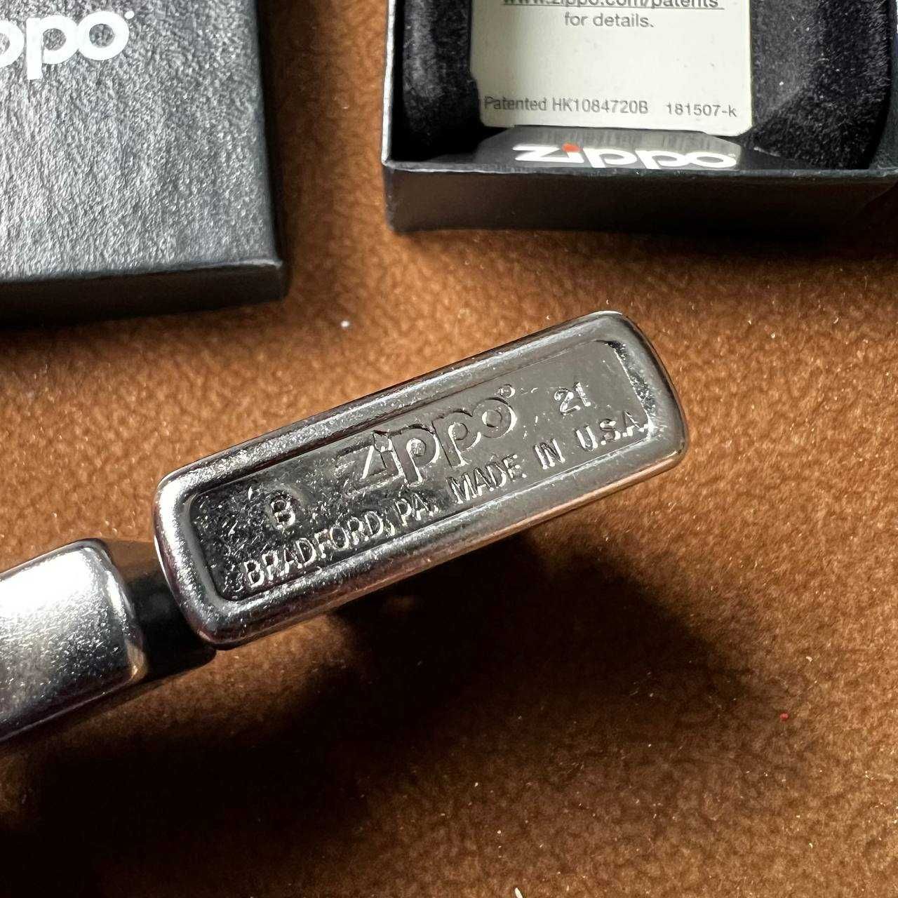 Зажигалка ZIPPO  Black Ice  Оригинал