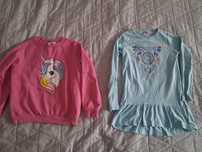 H&M bluzki bluza jednorożec 122