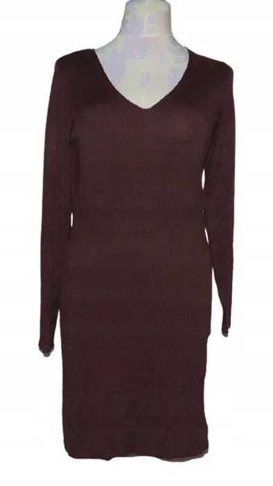 Sukienka z włóczki wiskoza dopasowana przed kolana L - 40 | 133G