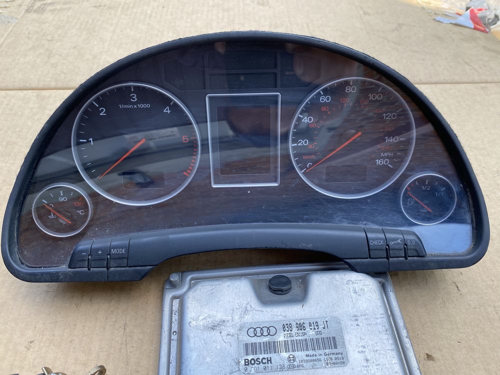 Audi a4b6 1.9 diesel zestaw startowy Wersja Angielska