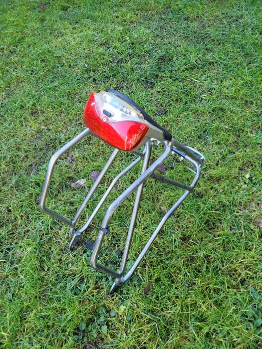 2x bagażnik Gazelle + lampy