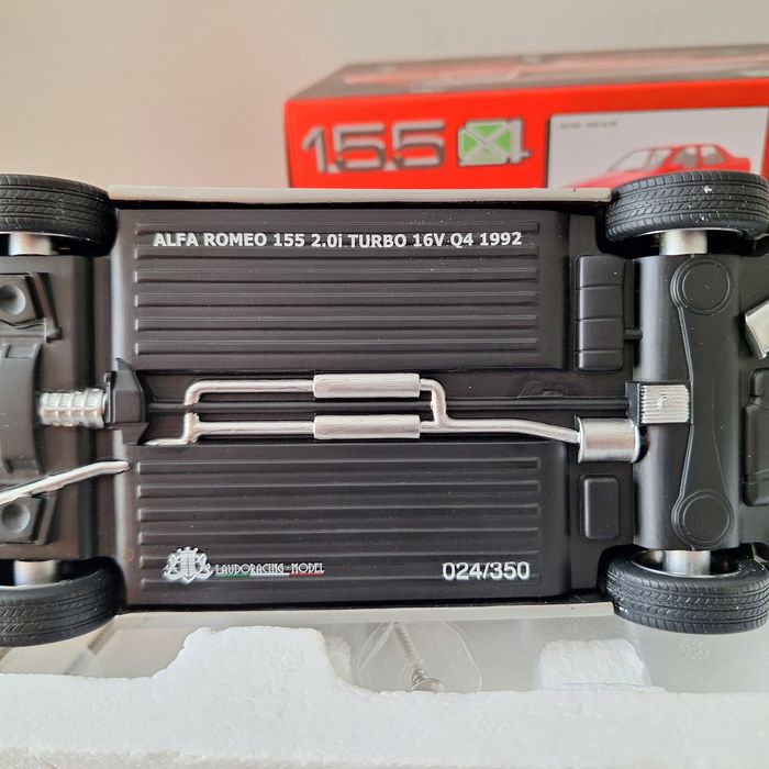 1:18 Alfa Romeo 155 2.0i turbo 16v Q4 1992 Laudo Racing. 350 sztuk!!!