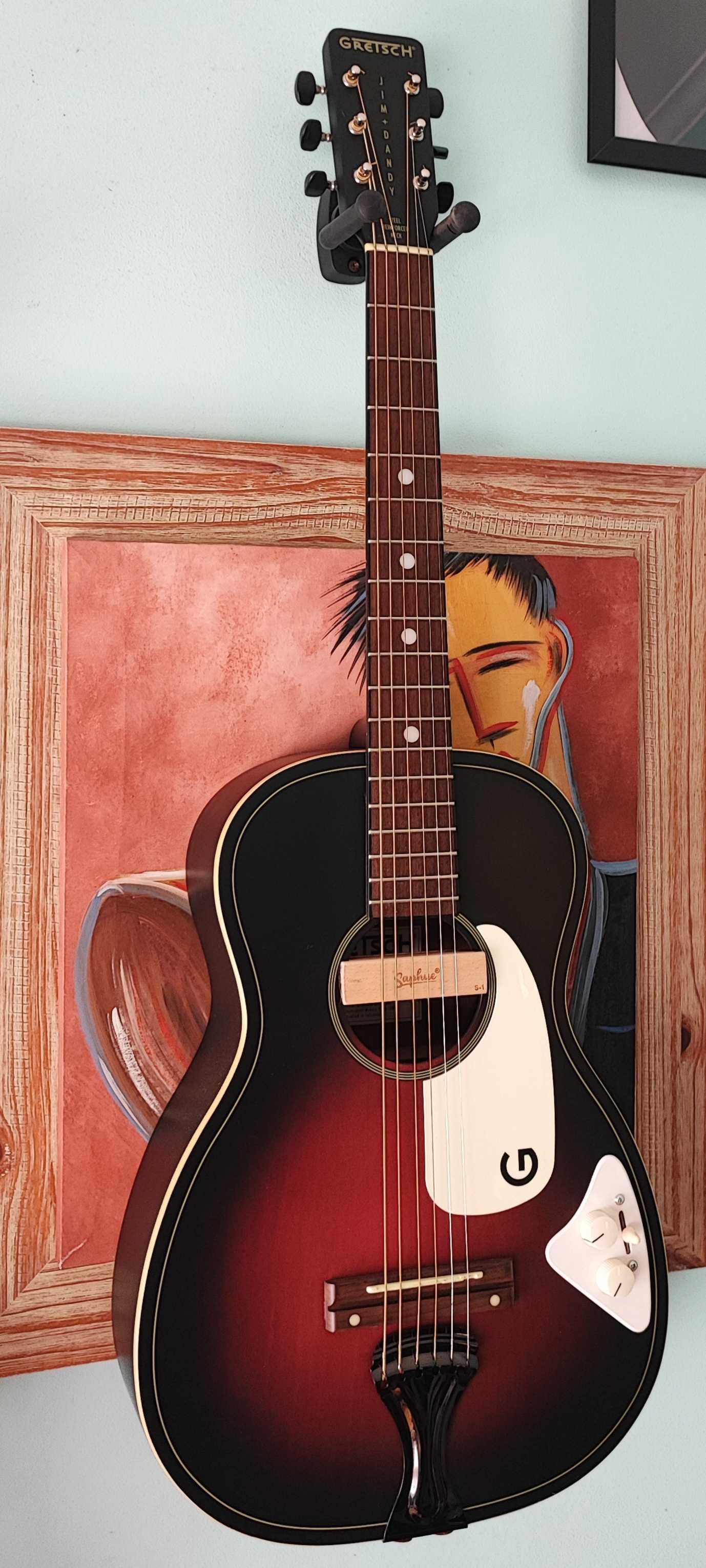 Guitarra Gretsch G9500 Jim Dandy Flat Top eletrificada