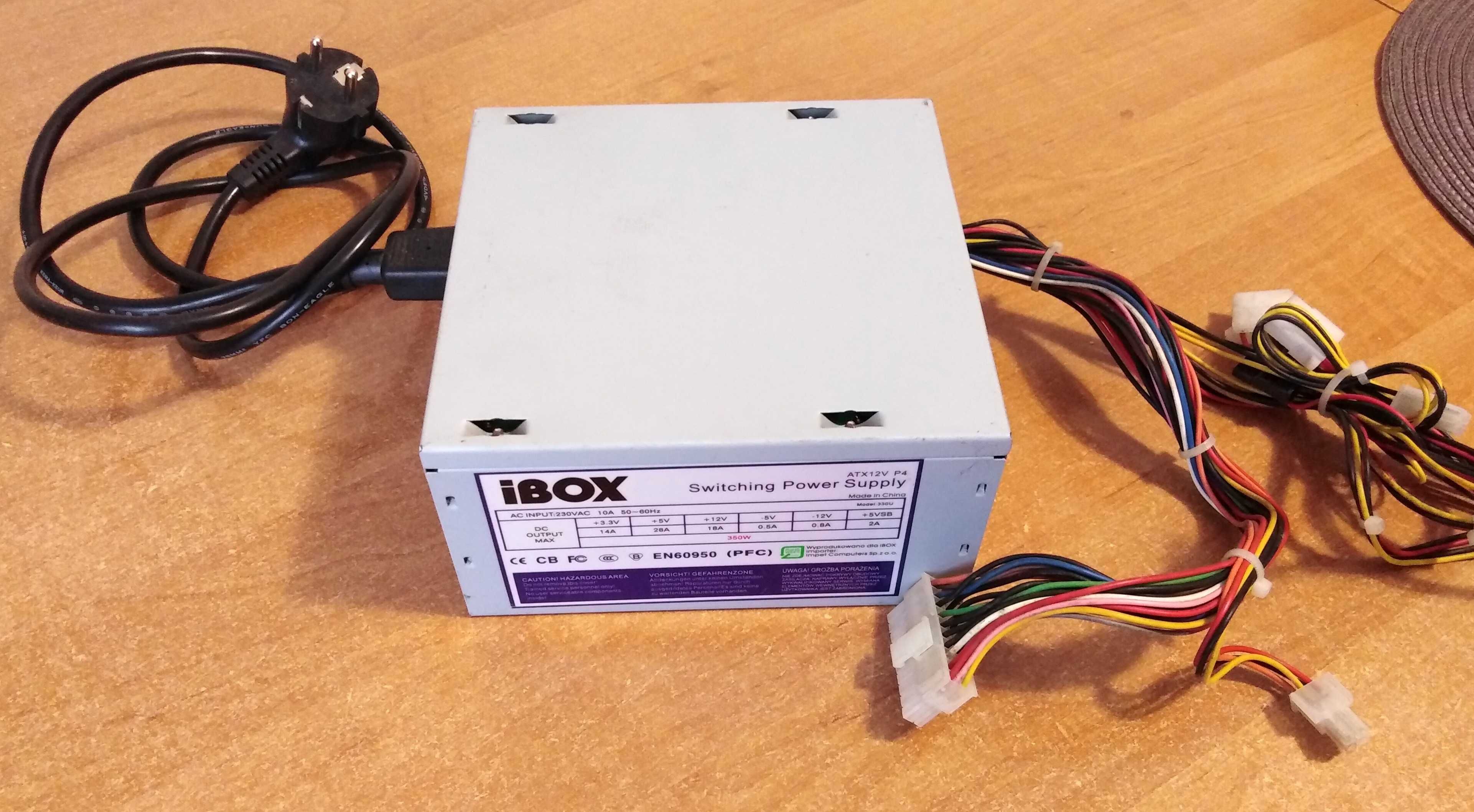 Zasilacz komputerowy IBOX ATX 12V P4, 350 W