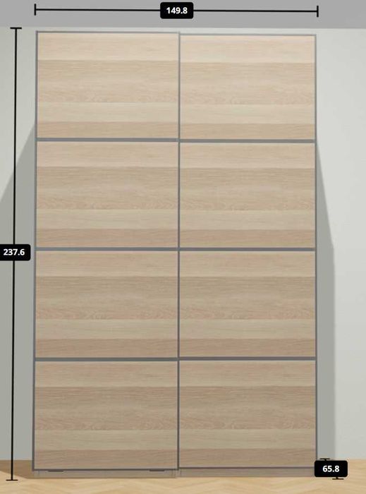 Armário PAX IKEA c/ Portas MEHAMN