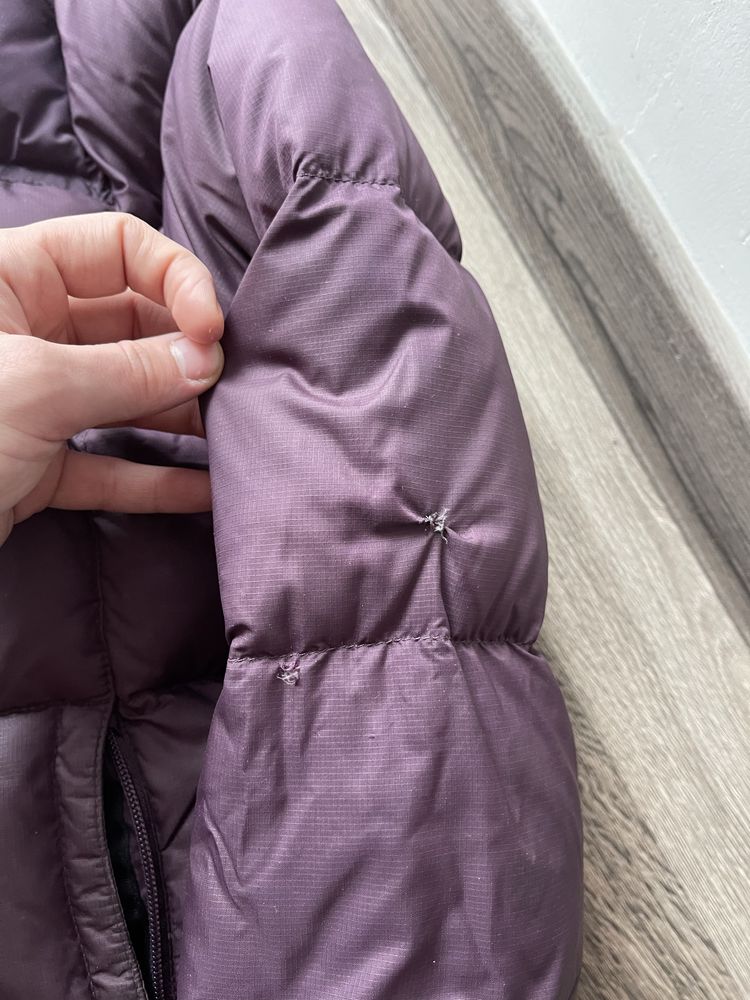 Пуховик жіночий the north face 700 original фіолетовий