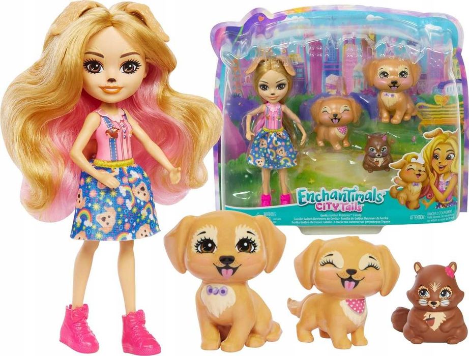 набор Семья золотистого ретривера Лабрадор Enchantimals