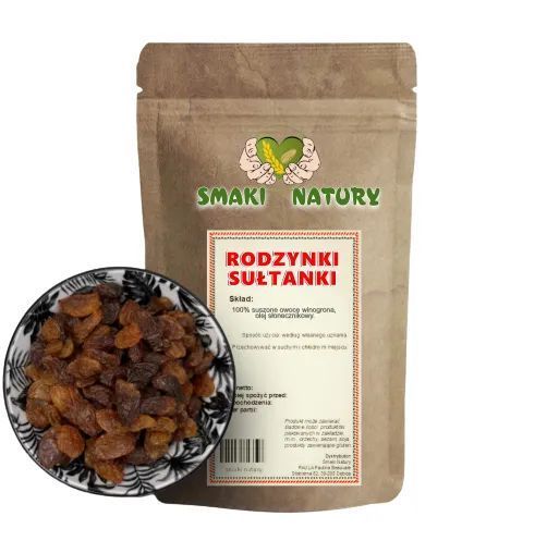 Słodkie Sułtanki - Premium Rodzynki 100g SmakiNatury