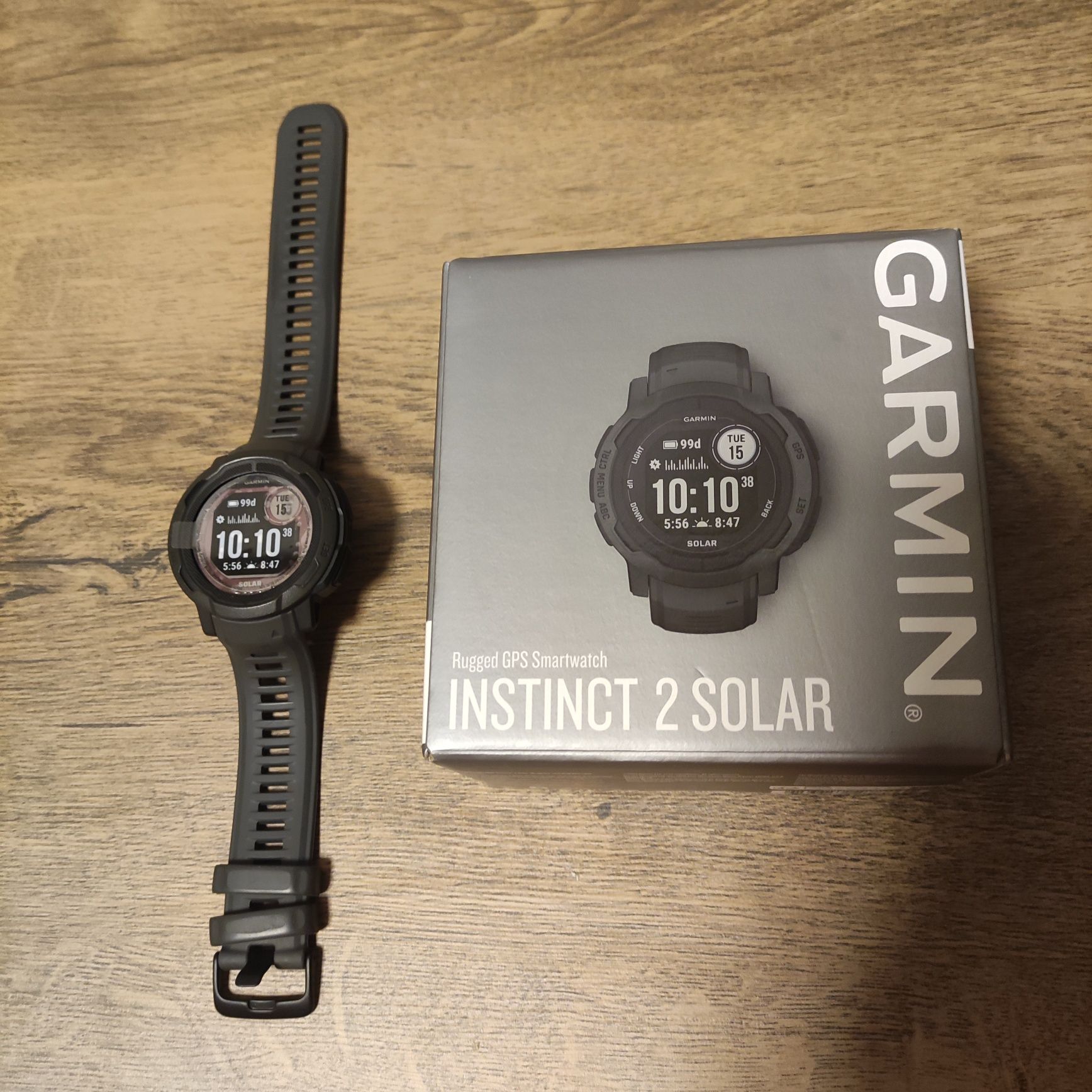 Garmin Instinct 2 Solar - GPS, Ładowanie solarne, Stan idealny