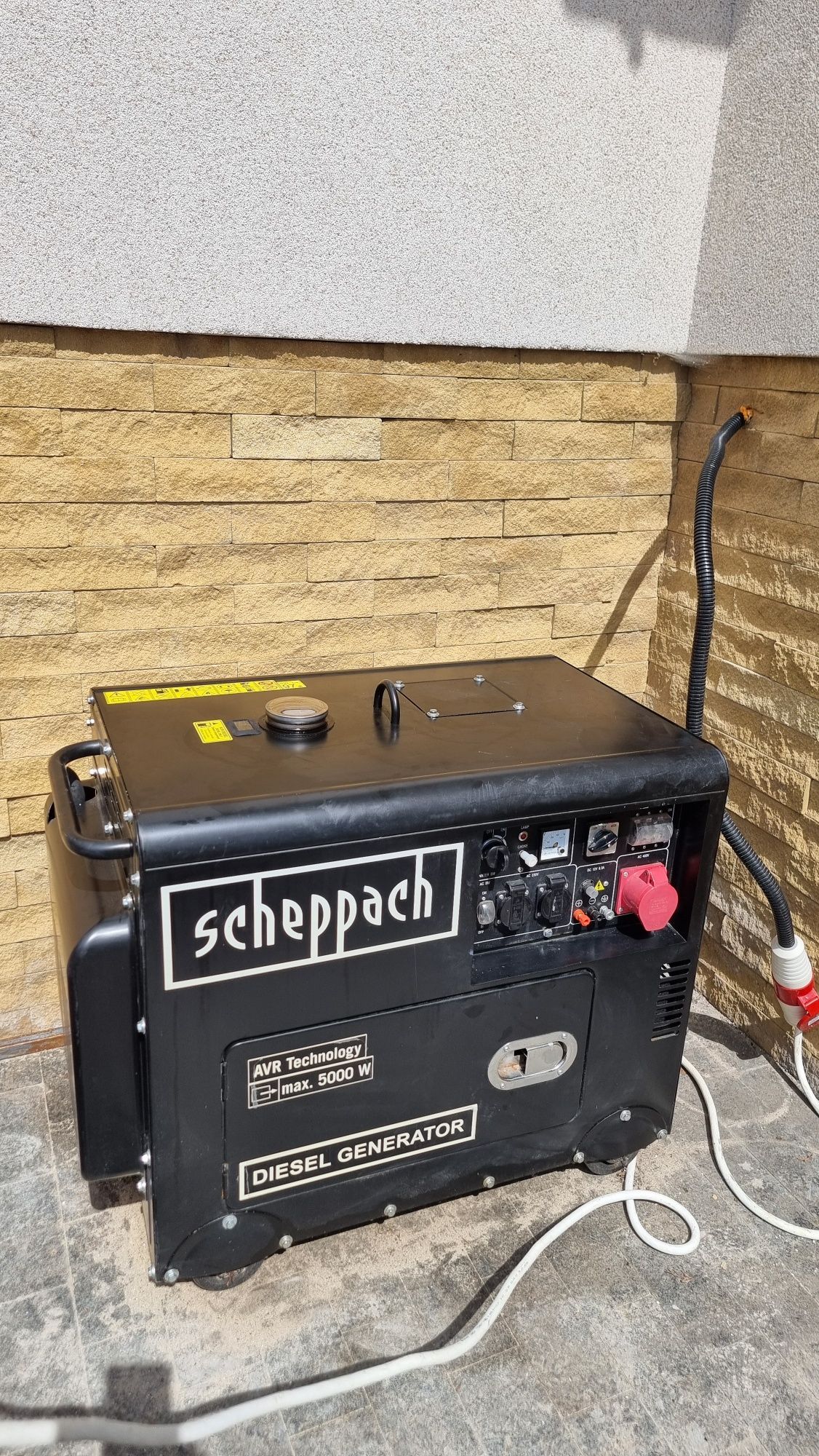 Продам дизельний генератор Scheppach DGS 5500 Black Edition