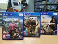 PS4 PS5 Far Cry Primal Far Cry 4 Ghost Recon Wildlands PL