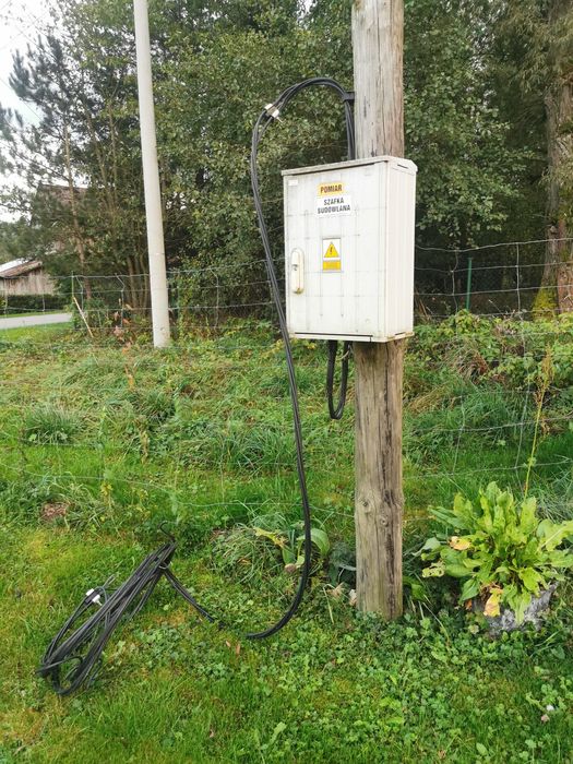 Skrzynka elektryczna / prąd budowlany / Gotowa do sieci