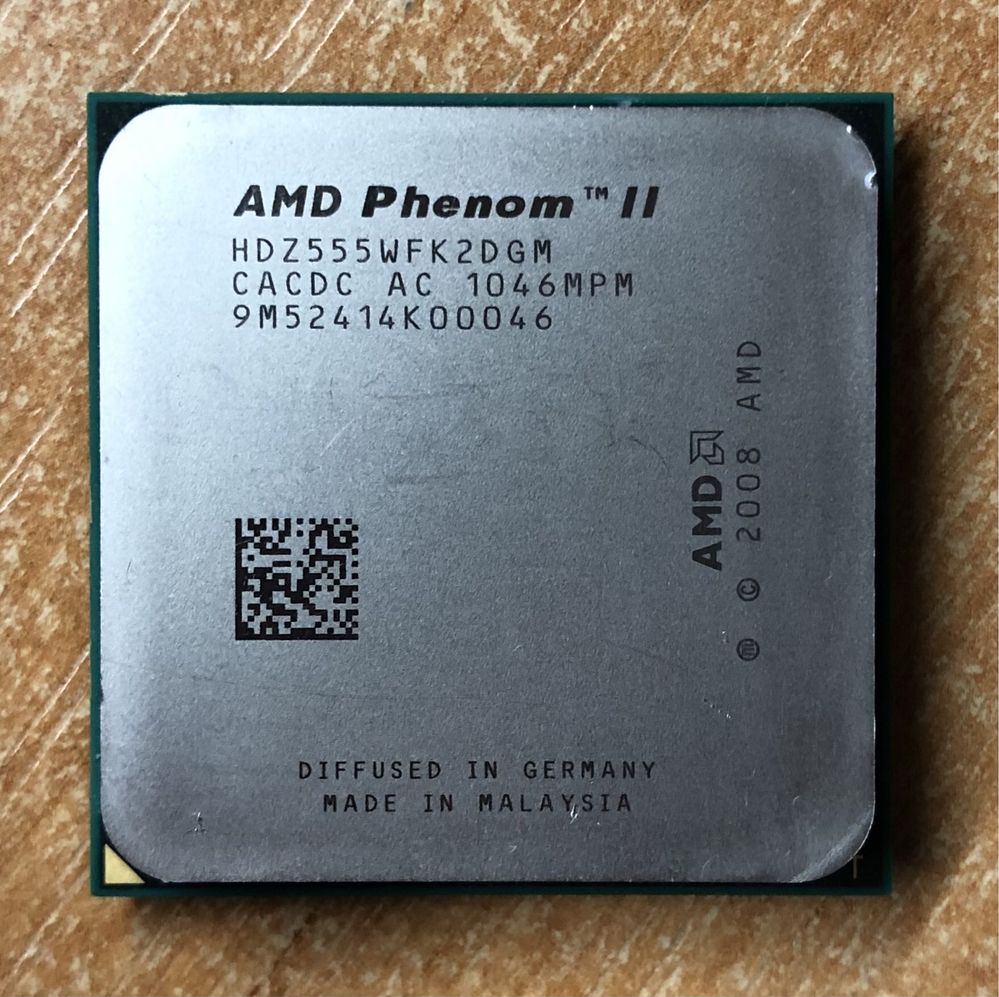 AMD Phenom 9550, 9600, 9650, 9750 Phenom II 550, 945, 965