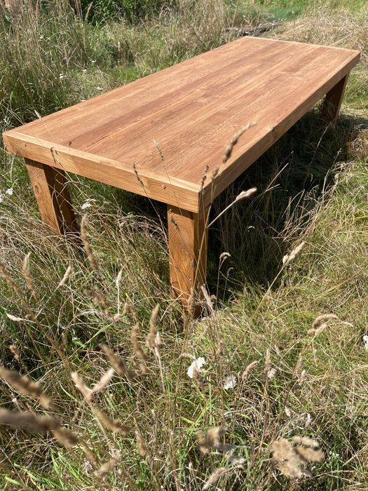 Dębowy stół vintage Rustic Postarzany rekodzielo Loft Drewno Dąb Styl