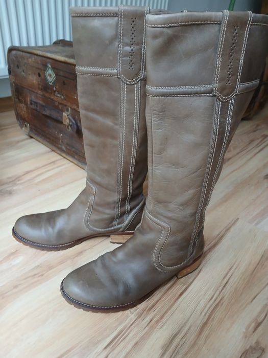 Buty skórzane kozaki damskie Timberland r 40