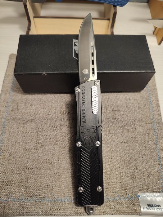 Ніж Cobratec Large Sidewinder OTF Black.