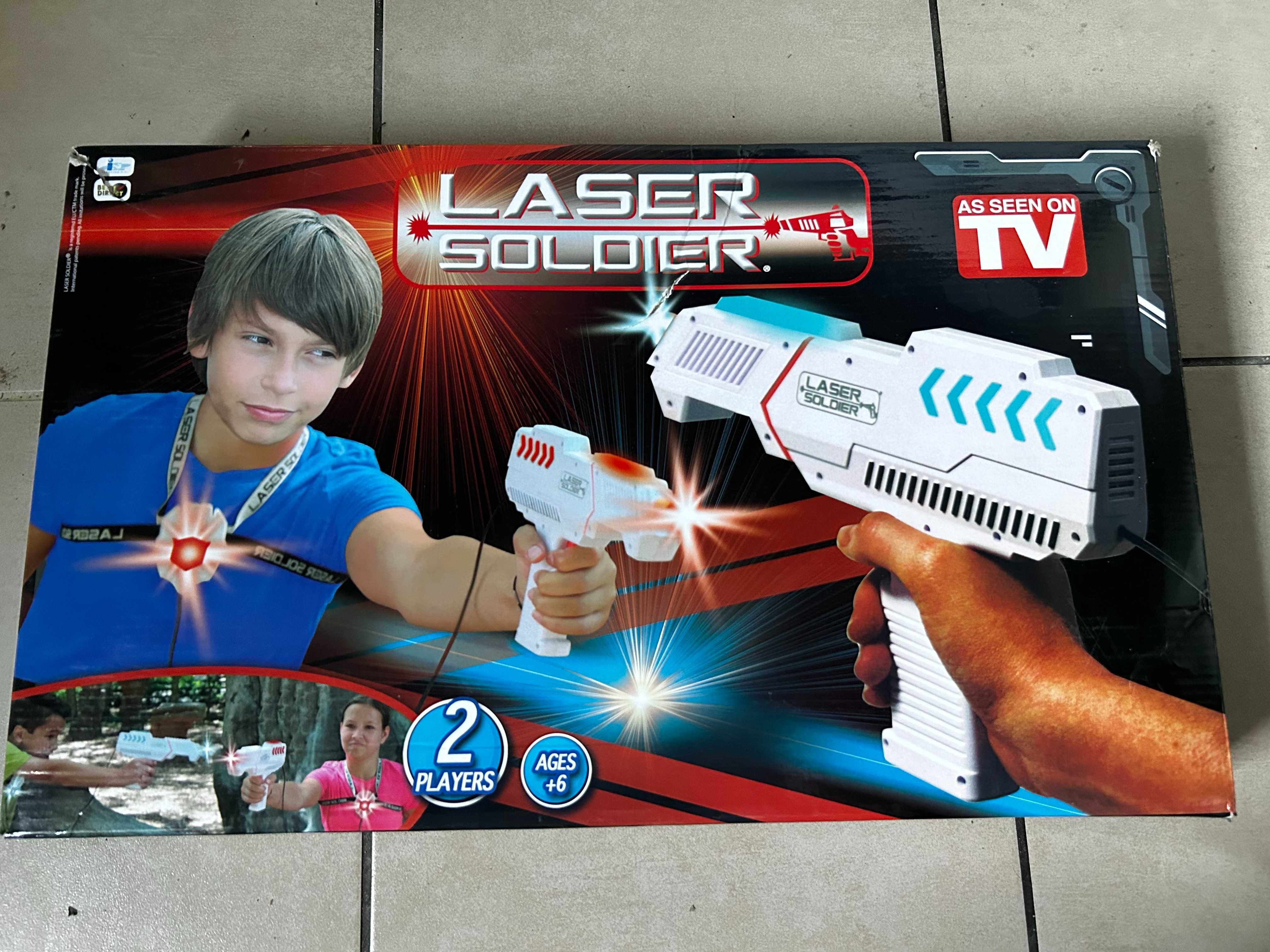LASER SOLDIER pistolet karabin laserowy laser strzelanie podczerwień