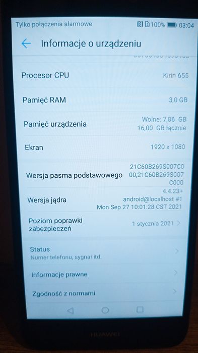 Smartfon Huawei P9 lite 2017