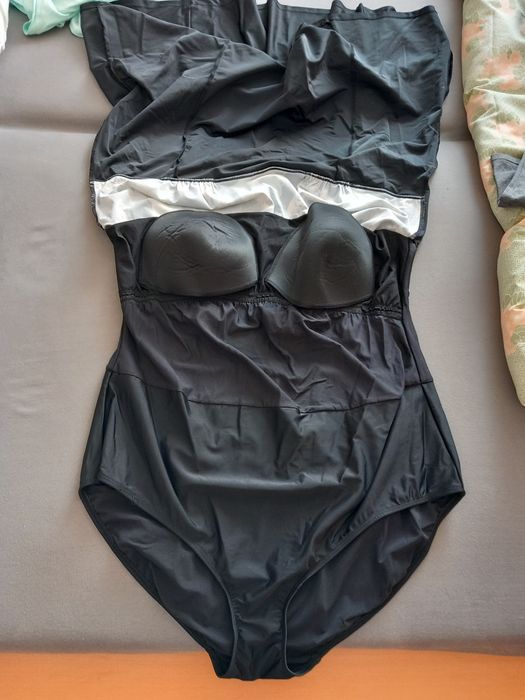 Strój kąpielowy z tuniką duży rozmiar