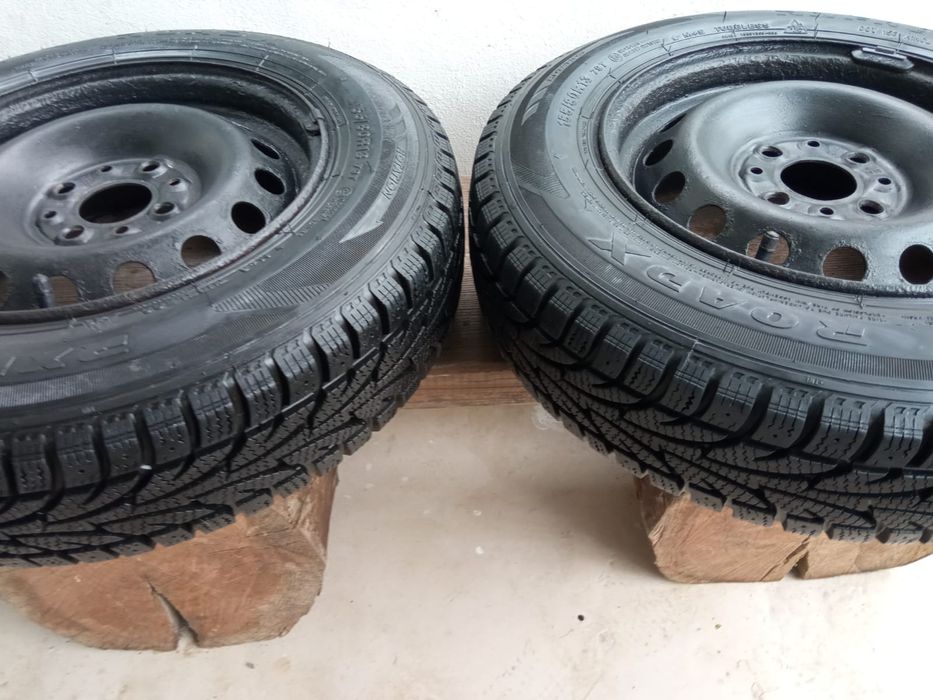 Opony zimowe RoadX 155/80 r13 +felgi stalowe Fiat Panda Okazja!
