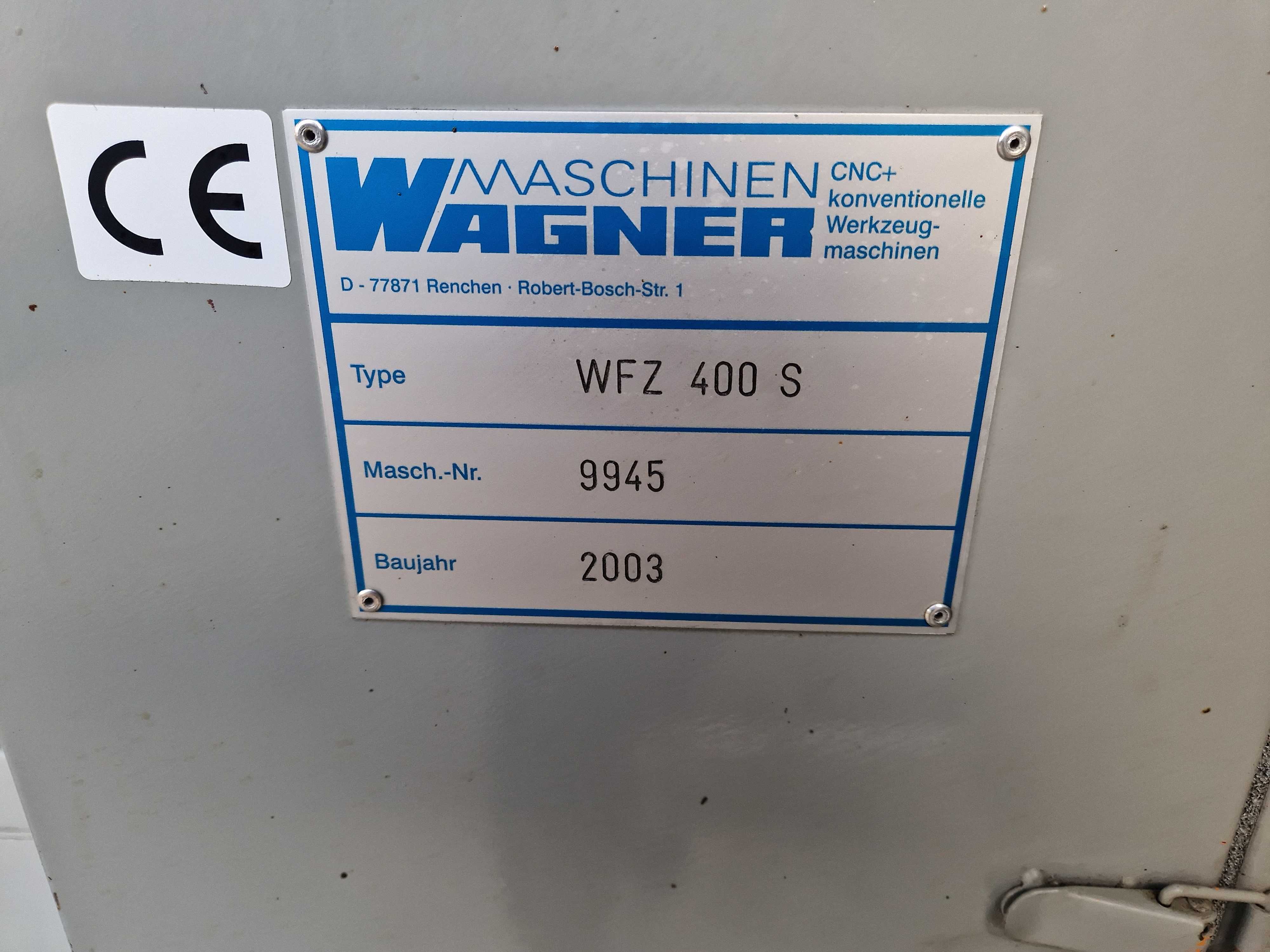 Frezarka Wagner FWZ 400S rok prod. 2003