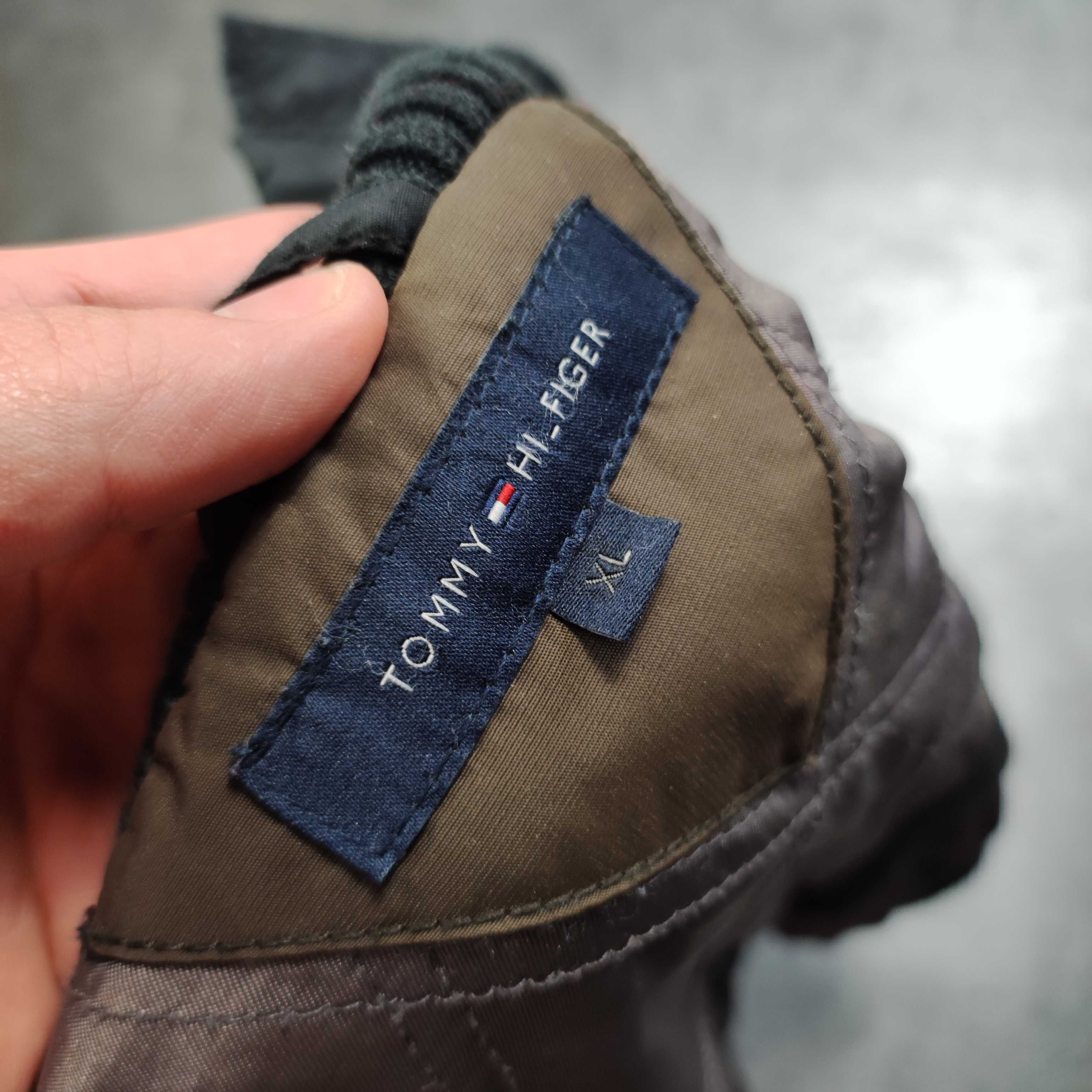 MĘSKA PREMIUM Kurtka Przejściowa Rozpinana Suwaki Tommy Hilfiger Logo