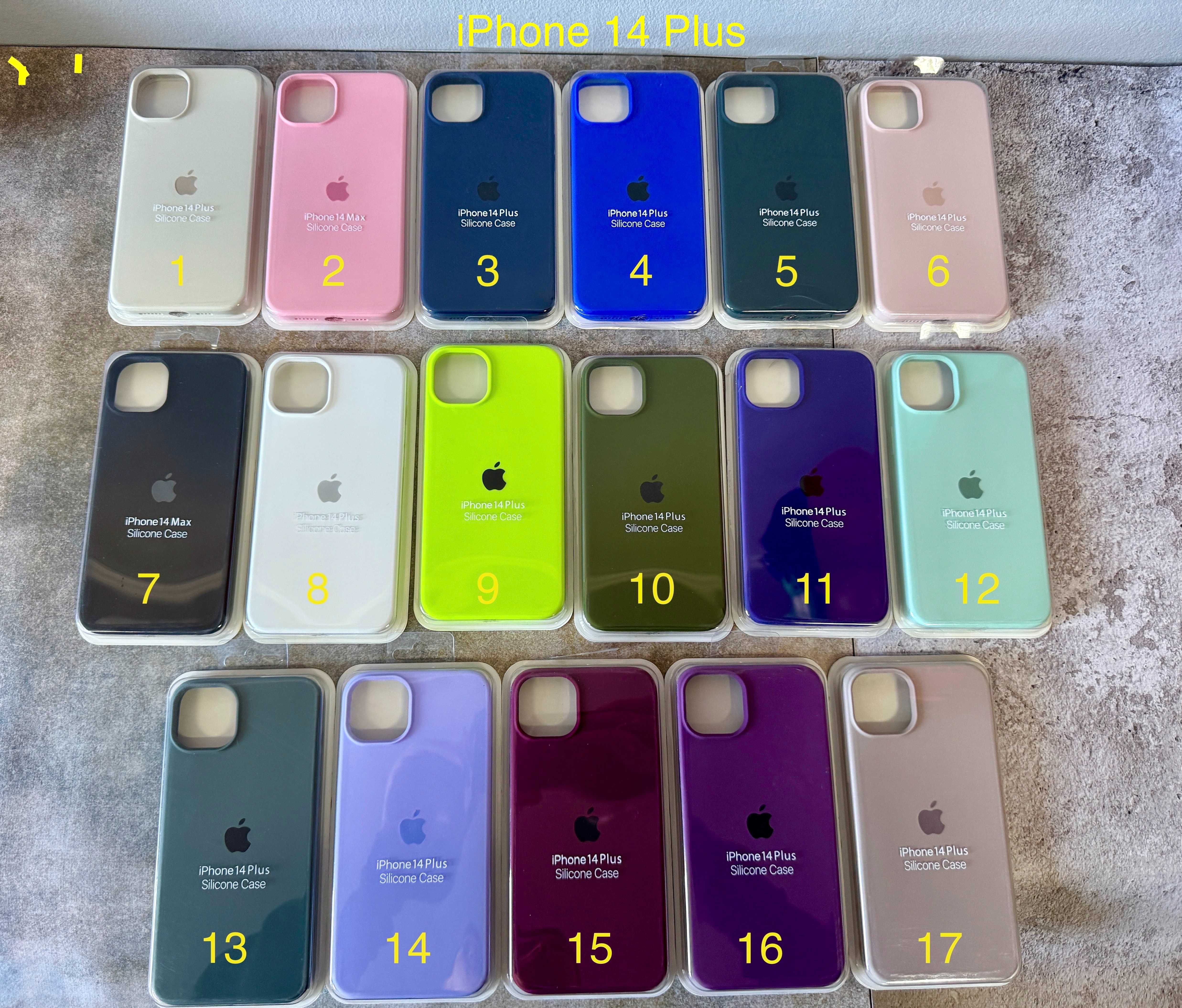 Full Чехол Silicone Case iPhone 14 14 Plus + 14 Pro Max Айфон