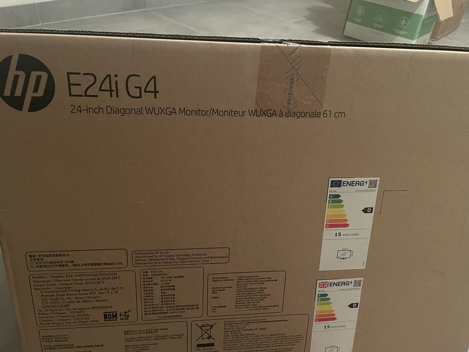 Monitor HP E24i G4 – 24" WUXGA (1920x1200)