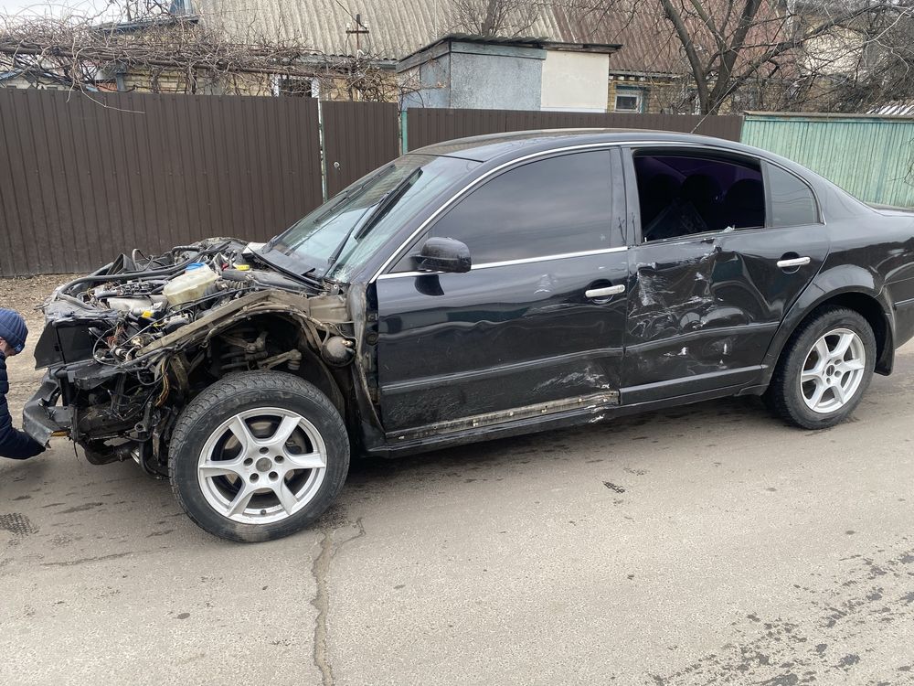 Scoda superb 1.8t 2005 после дтп