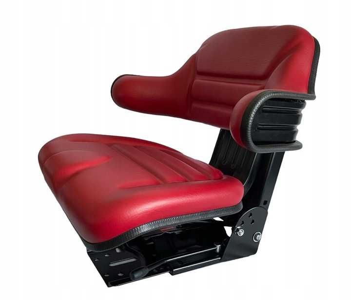 Siedzenie fotel URSUS C-330 C-360 ZETOR MF T-25 czerwone amortyzowane