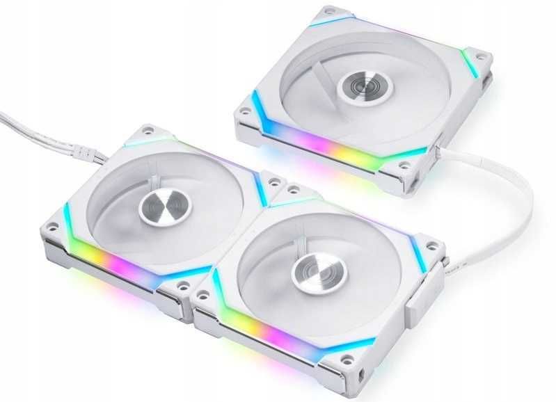 Lian Li UNI FAN SL120 V2 ARGB wentylator PWM, 3-pack - 120mm, biały