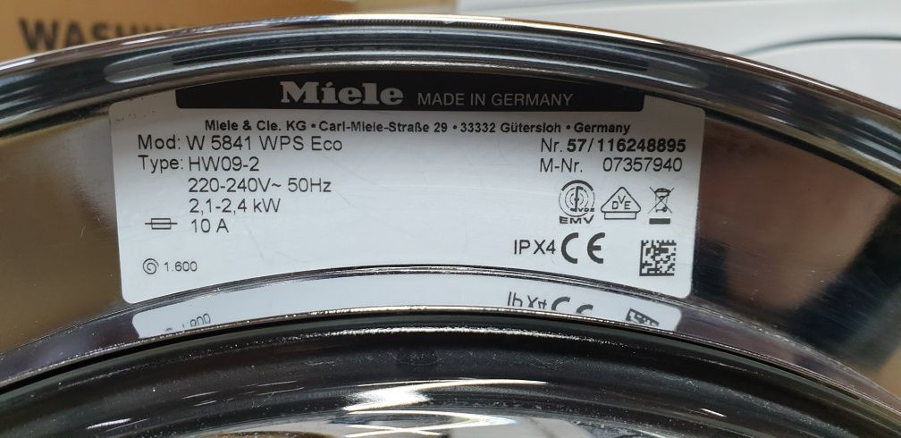 Cтиральная машина Miele W5801 EcoComfort. 7kg A+++Германия Гарантия