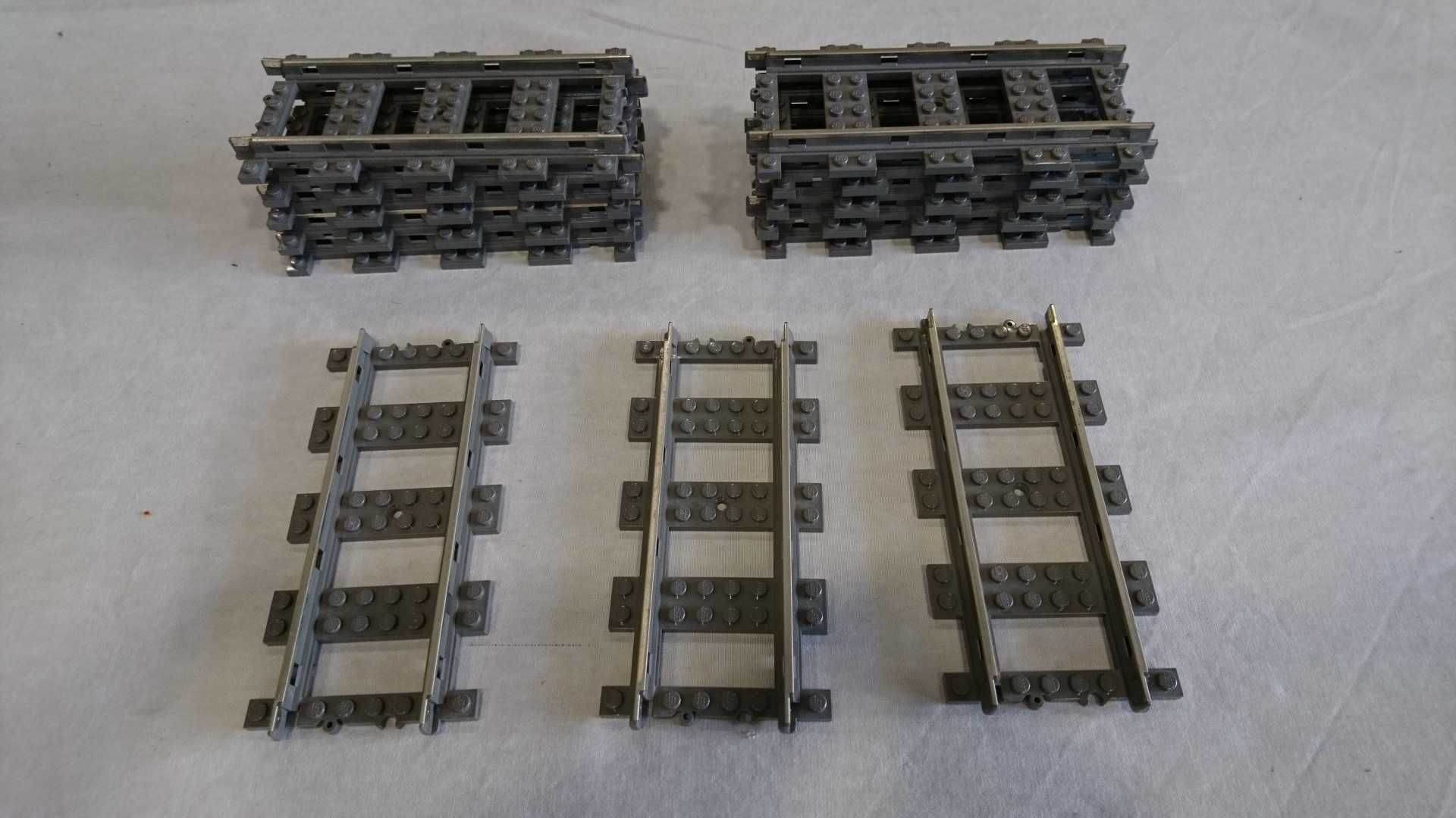 LEGO TRAIN Linhas 9v / 12v: 4548; retas; bifurcações; curvas; comandos