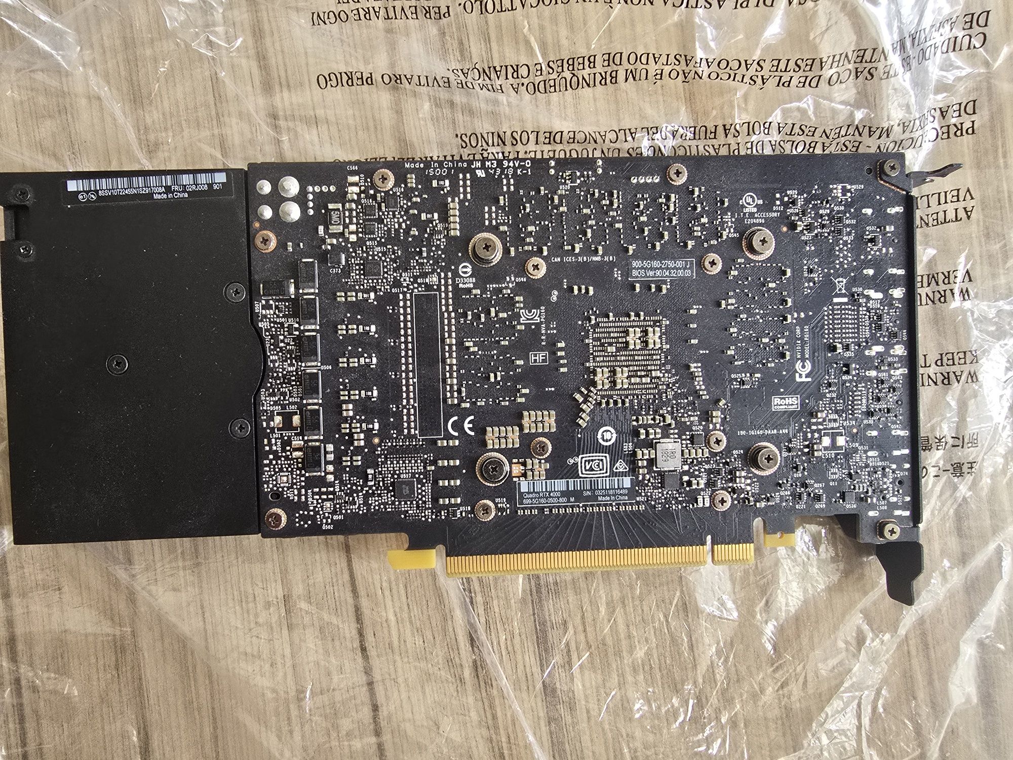 NVIDIA QUADRO RTX4000 8gb gddr6 256bit