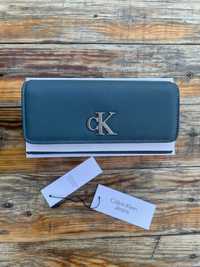 Новый кошелек calvin klein (ck Logo Longfold BlueLake Wallet)с Америки