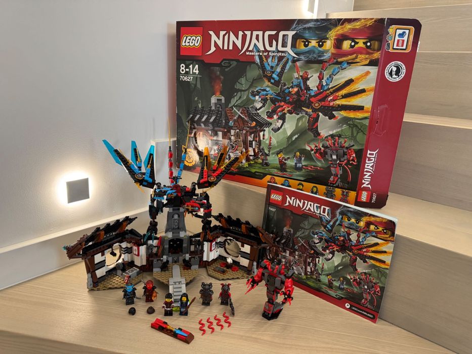 Aktualne. LEGO Ninjago 70627 Kuźnia Smoka KOMPLET z pudełkiem