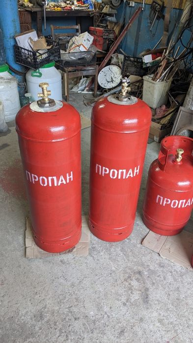 Баллон пропановый 50л, 27л, 12л.