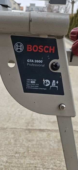 Bosch GCM 12 GDL i GTA 2600 - piła ukośnica że stołem