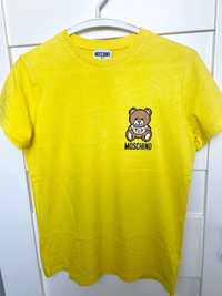 Moschino Teen piękny t-shirt z misiem Bear 14 lat 164 cm UNISEX