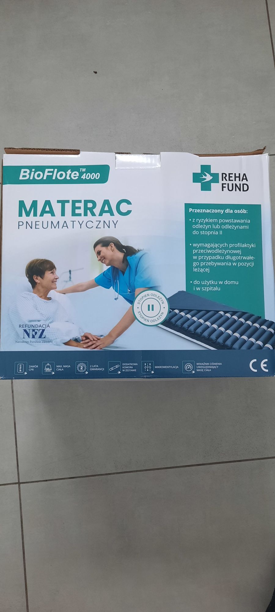 Materac pneumatyczny, odleżynowy BioFlote 4000
