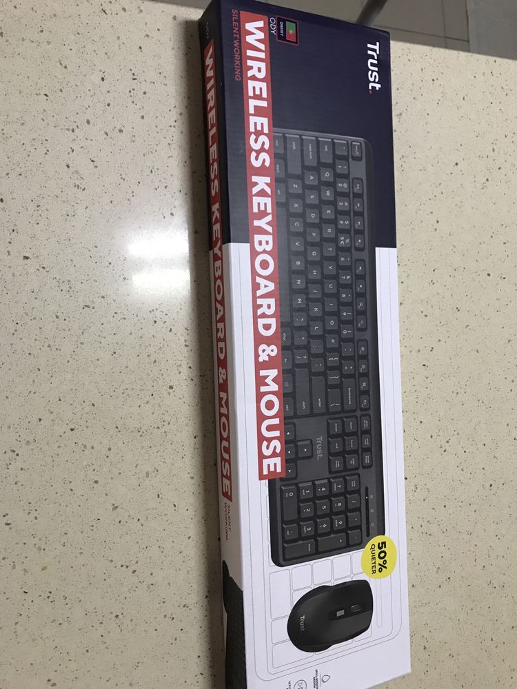 Conjunto de teclado e rato Trust NOVO