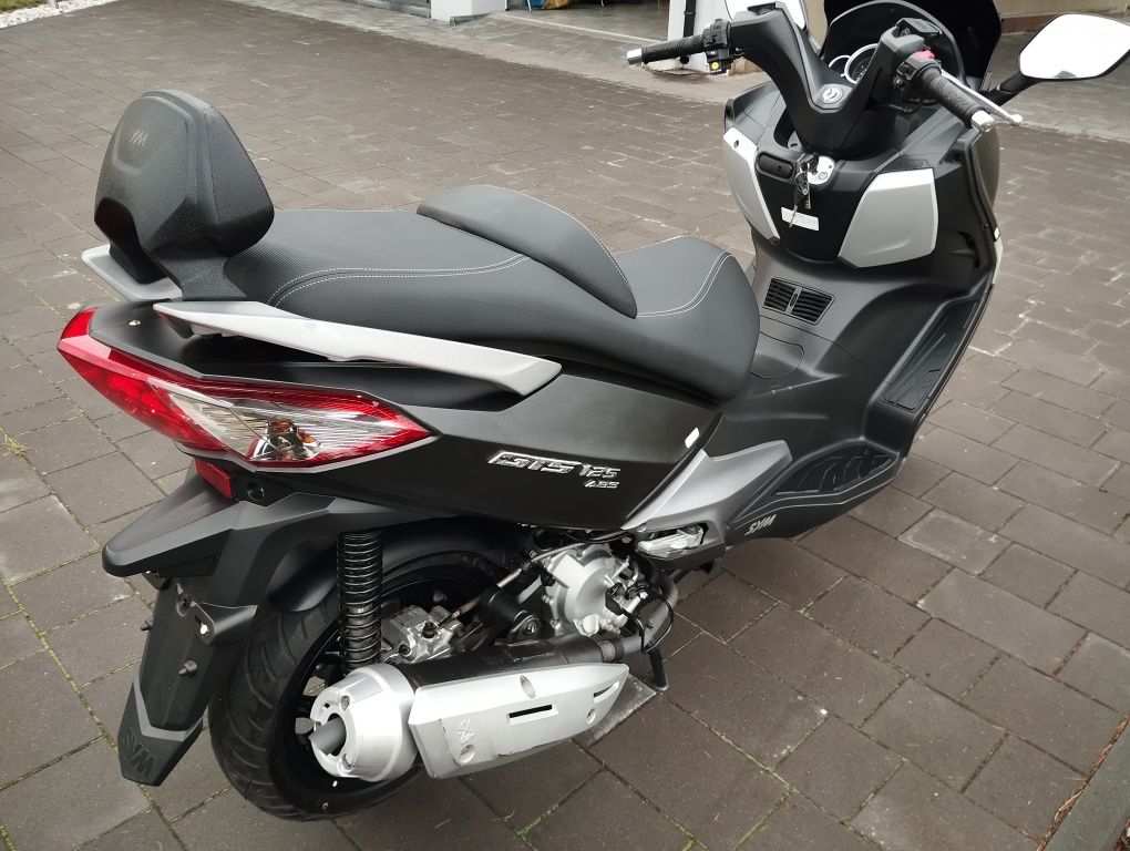 Sym gts yoymax 125 ABS start stop 2015 niski przebieg transport pod do